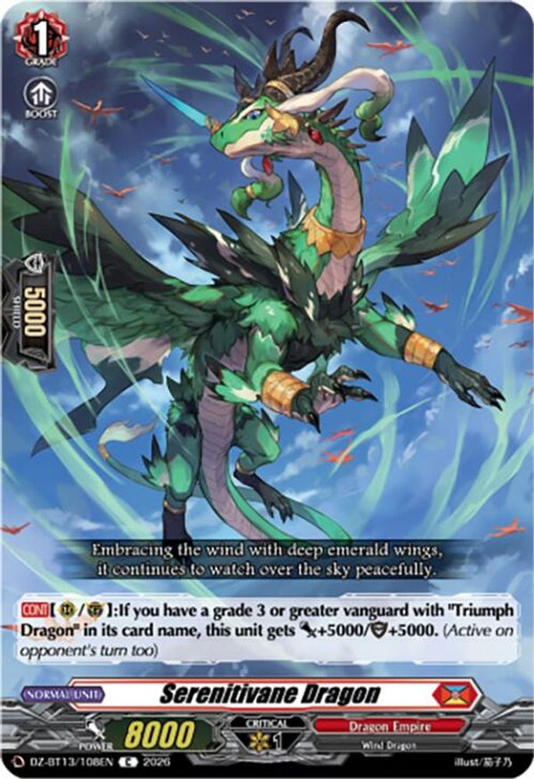 Serenitivane Dragon - DZ-BT13/108EN - Common
