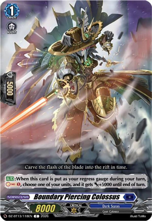 Boundary Piercing Colossus - DZ-BT13/118EN - Common