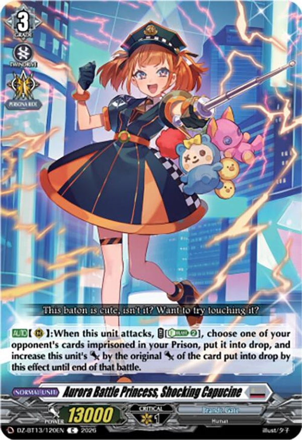 Aurora Battle Princess, Shocking Capucine - DZ-BT13/120EN - Common
