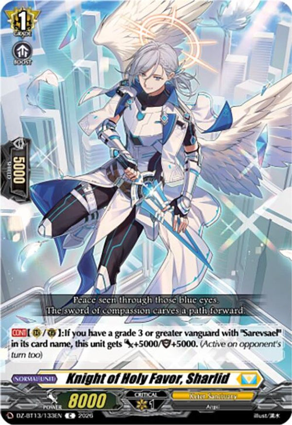 Knight of Holy Favor, Sharlid - DZ-BT13/133EN - Common