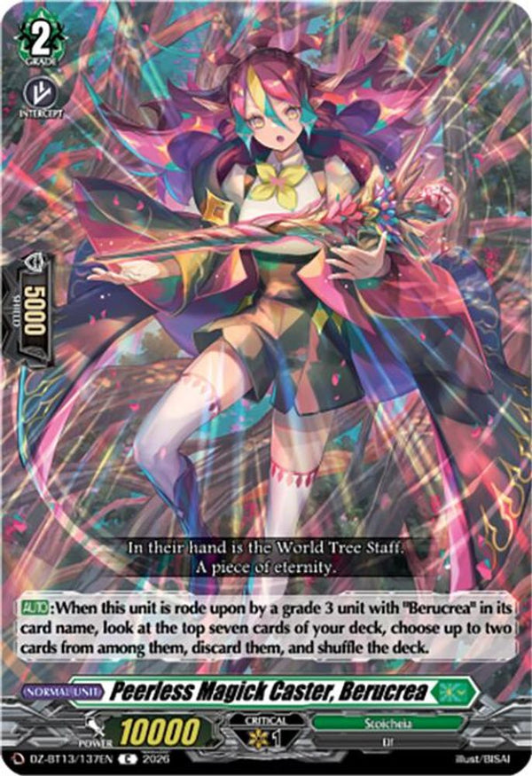 Peerless Magick Caster, Berucrea - DZ-BT13/137EN - Common