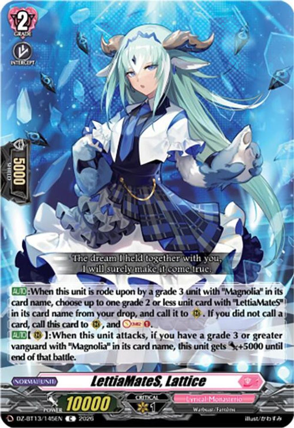 LettiaMateS, Lattice - DZ-BT13/145EN - Common