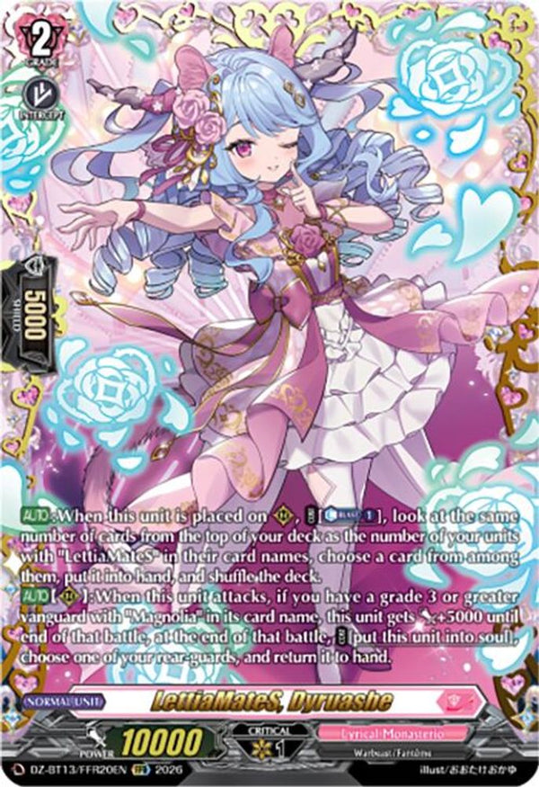 LettiaMateS, Dyruashe (FFR) - DZ-BT13/FFR20EN - Double Frame Rare