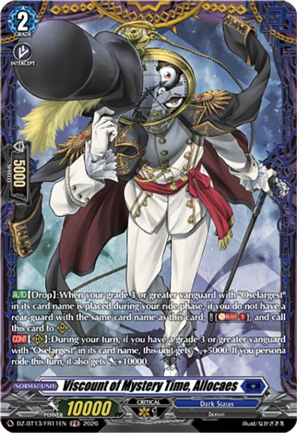 Viscount of Mystery Time, Allocaes (FR) - DZ-BT13/FR11EN - Frame Rare