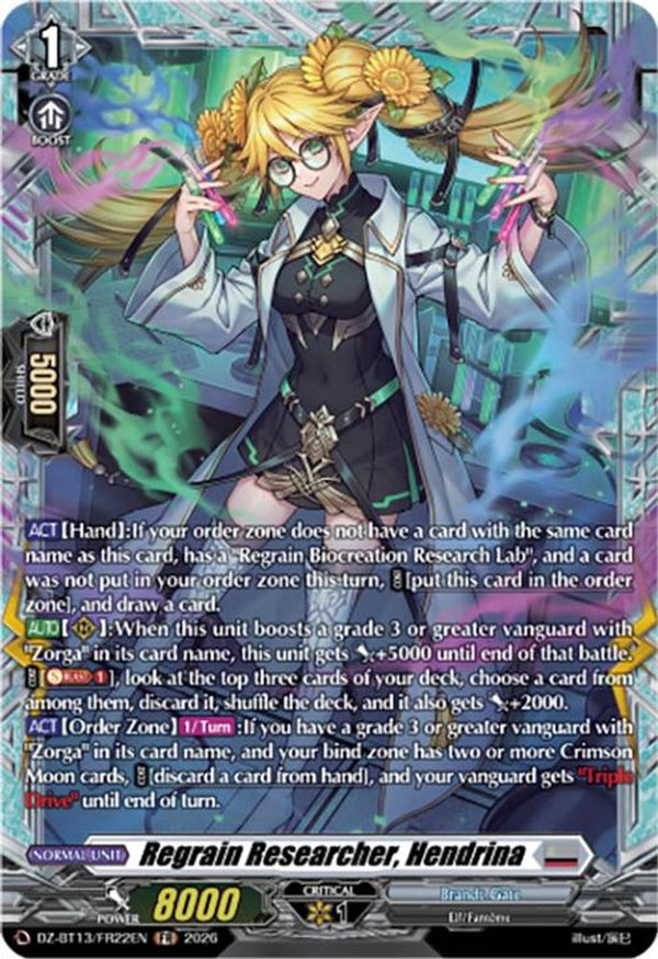 Regrain Researcher, Hendrina (FR) - DZ-BT13/FR22EN - Frame Rare