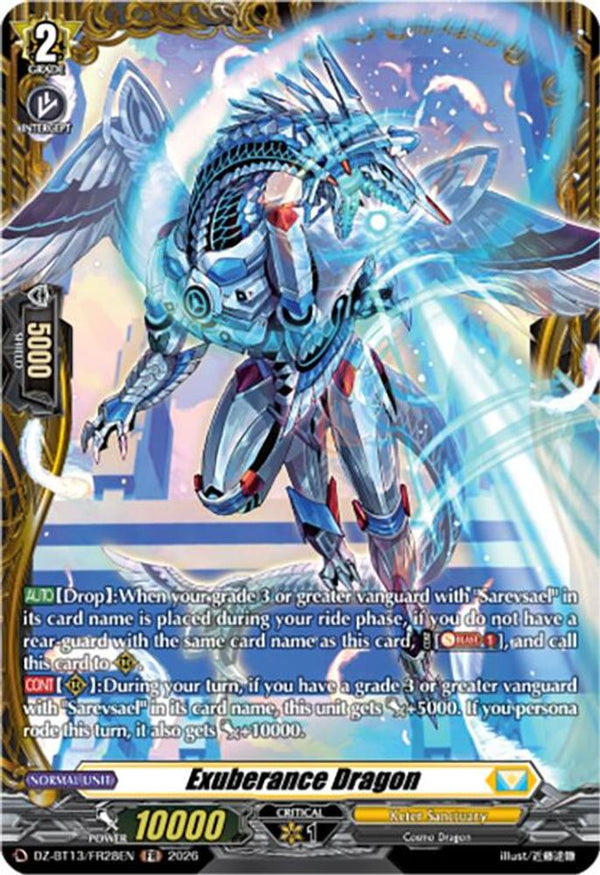 Exuberance Dragon (FR) - DZ-BT13/FR28EN - Frame Rare