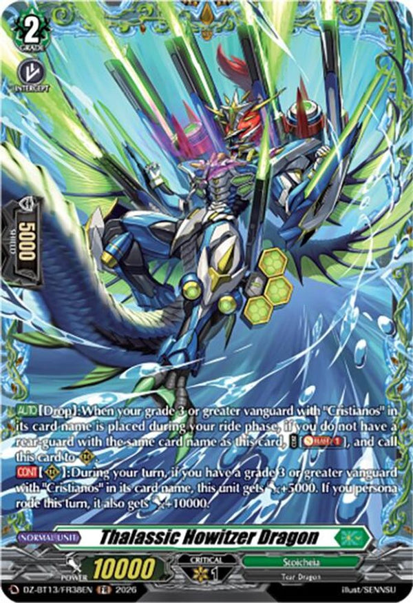 Thalassic Howitzer Dragon (FR) - DZ-BT13/FR38EN - Frame Rare