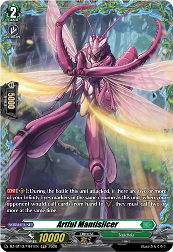 Artful Mantislicer (FR) - DZ-BT13/FR41EN - Frame Rare