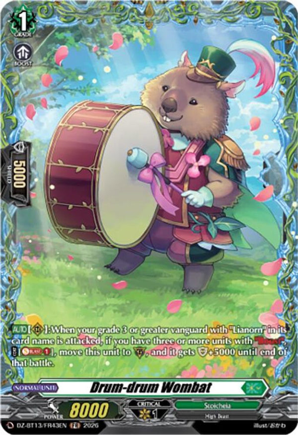 Drum-drum Wombat (FR) - DZ-BT13/FR43EN - Frame Rare