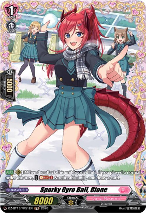 Sparky Gyro Ball, Gione (FR) - DZ-BT13/FR51EN - Frame Rare