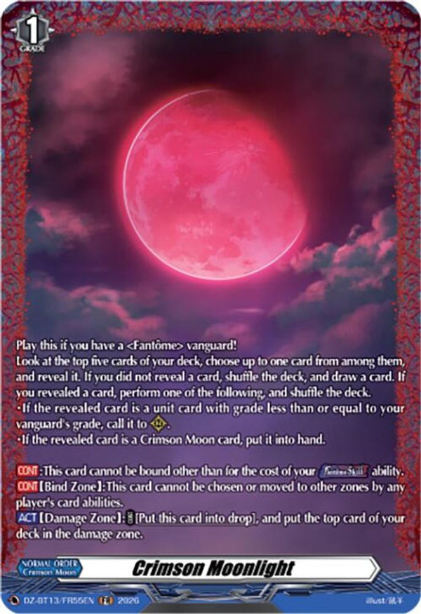 Crimson Moonlight (FR) - DZ-BT13/FR55EN - Frame Rare