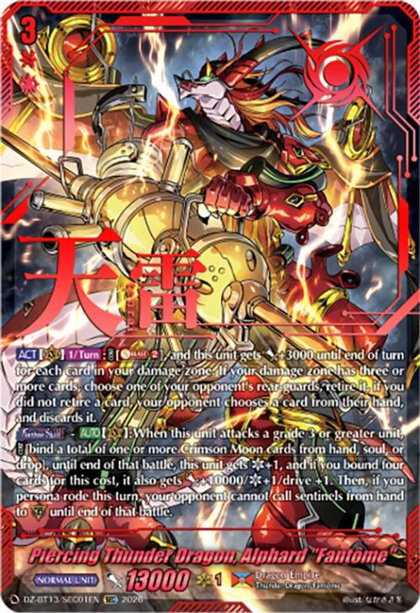 Piercing Thunder Dragon, Alphard "Fantome" (SEC) - DZ-BT13/SEC01EN - SEC