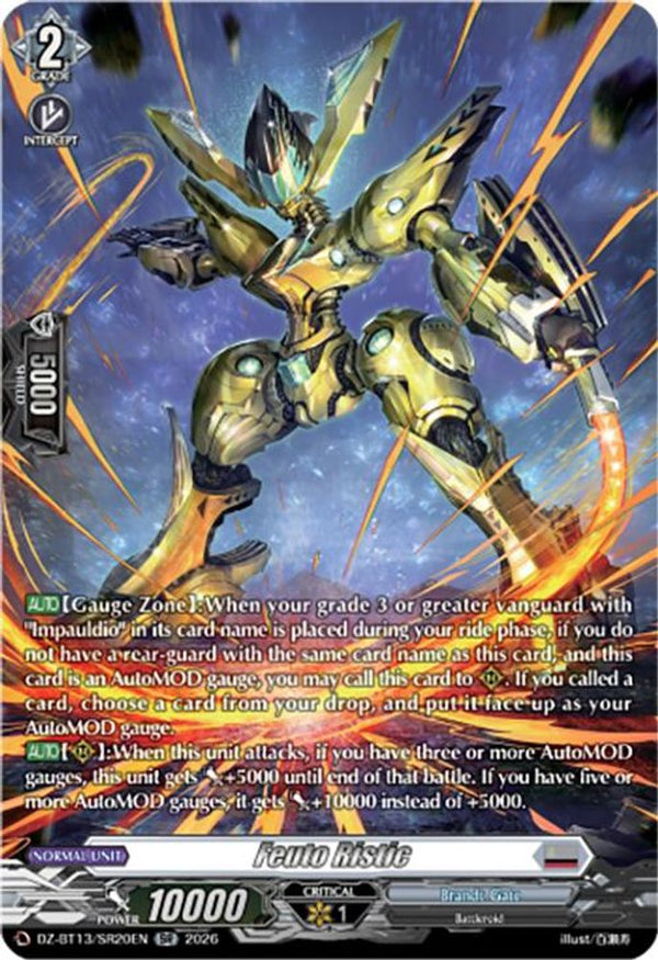 Feuto Ristic (SR) - DZ-BT13/SR20EN - Silver Rare