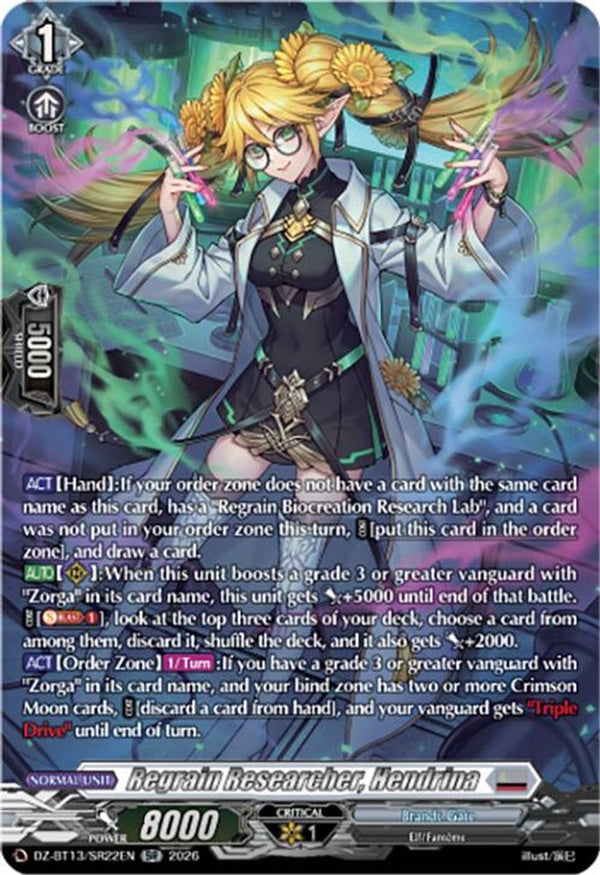 Regrain Researcher, Hendrina (SR) - DZ-BT13/SR22EN - Silver Rare