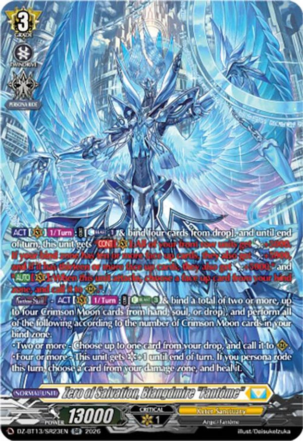 Zero of Salvation, Blangdmire "Fantome" (SR) - DZ-BT13/SR23EN - Silver Rare