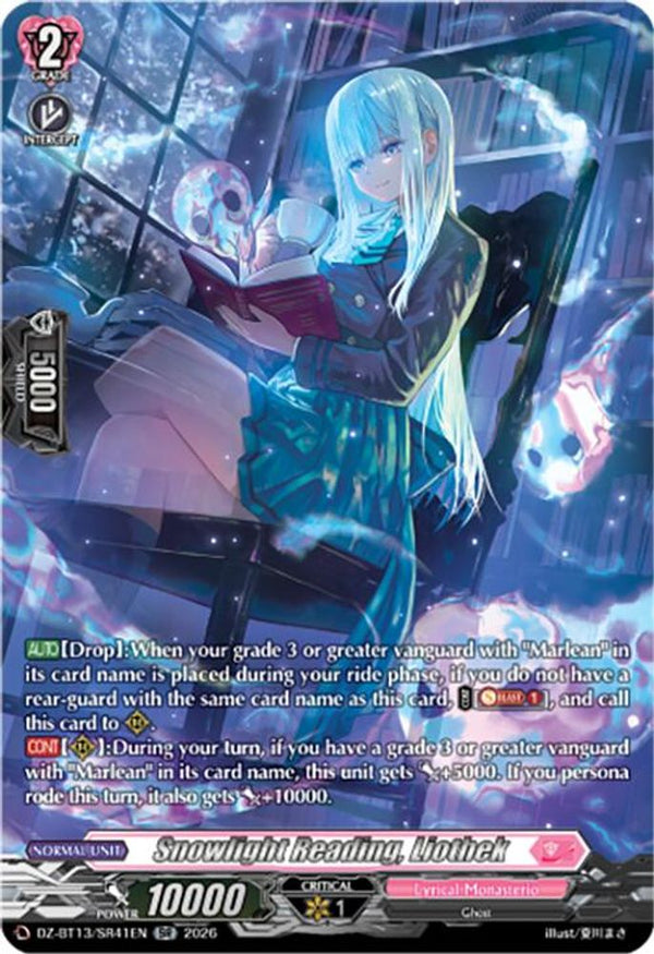 Snowlight Reading, Liothek (SR) - DZ-BT13/SR41EN - Silver Rare