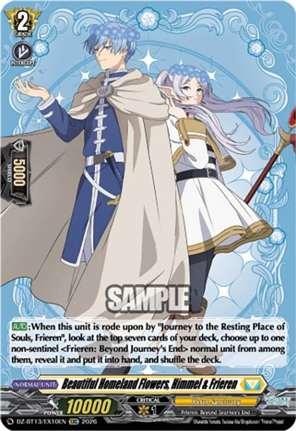 Beautiful Homeland Flowers, Himmel & Frieren - DZ-BT13/EX10EN - Extra Common