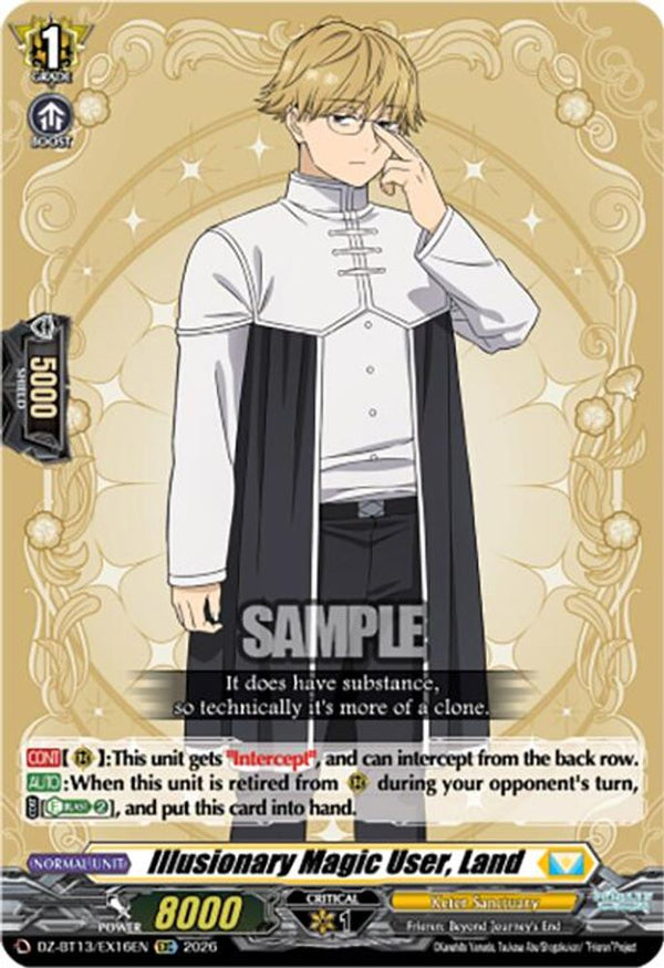 Illusionary Magic User, Land - DZ-BT13/EX16EN - Extra Common