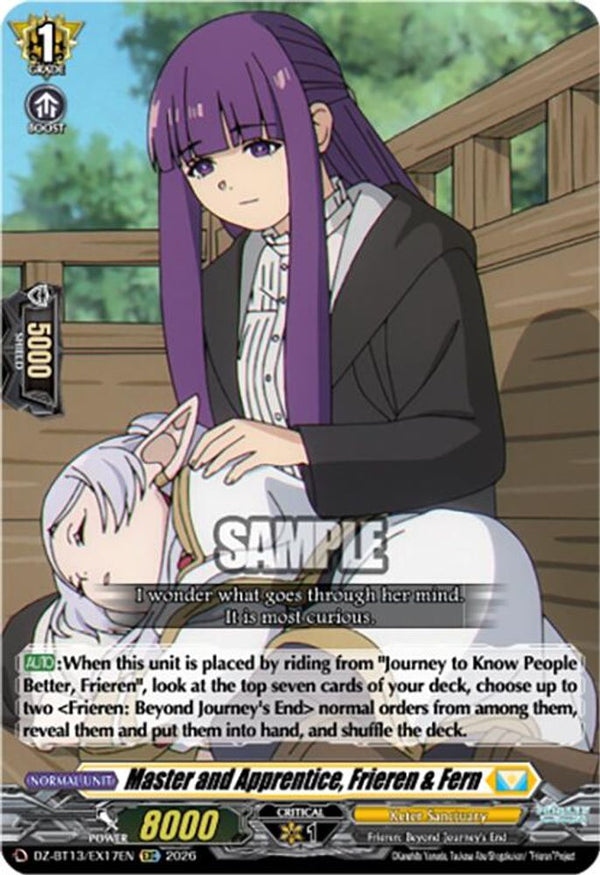 Master and Apprentice, Frieren & Fern - DZ-BT13/EX17EN - Extra Common
