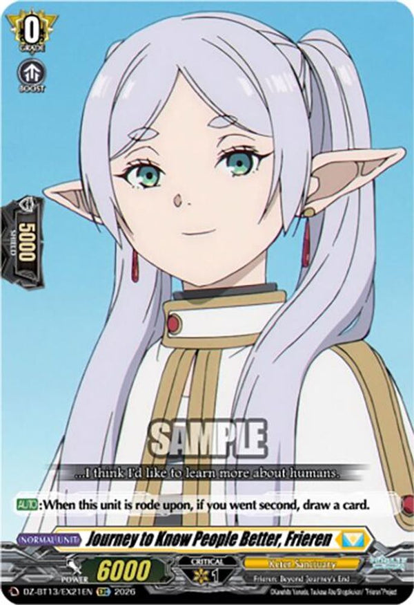 Journey to Know People Better, Frieren - DZ-BT13/EX21EN - Extra Common