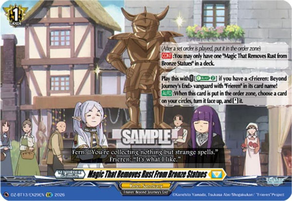 Magic That Removes Rust From Bronze Statues - DZ-BT13/EX29EN - Extra Common