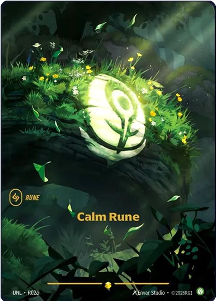 401 Games Canada - Calm Rune (Alternate Art) - R02a - Showcase