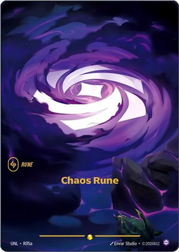 Chaos Rune (Alternate Art) - R05a - Showcase