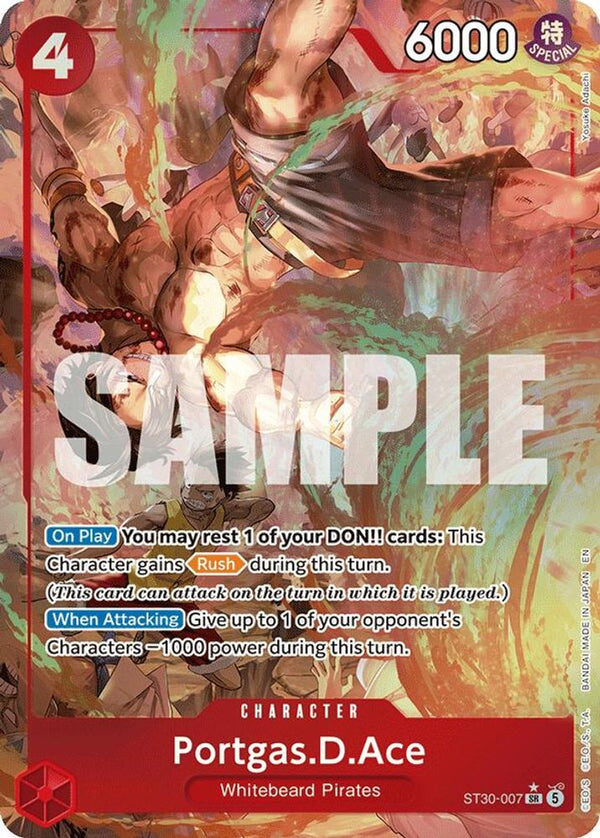 Portgas.D.Ace (007) (Parallel) - ST30-007 - Super Rare