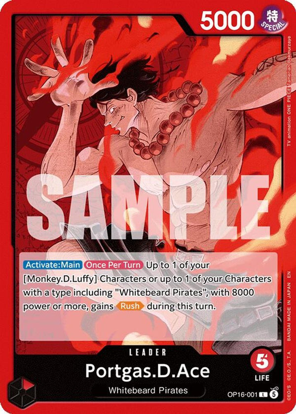Portgas.D.Ace (001) - OP16-001 - Leader (Pre-Order)