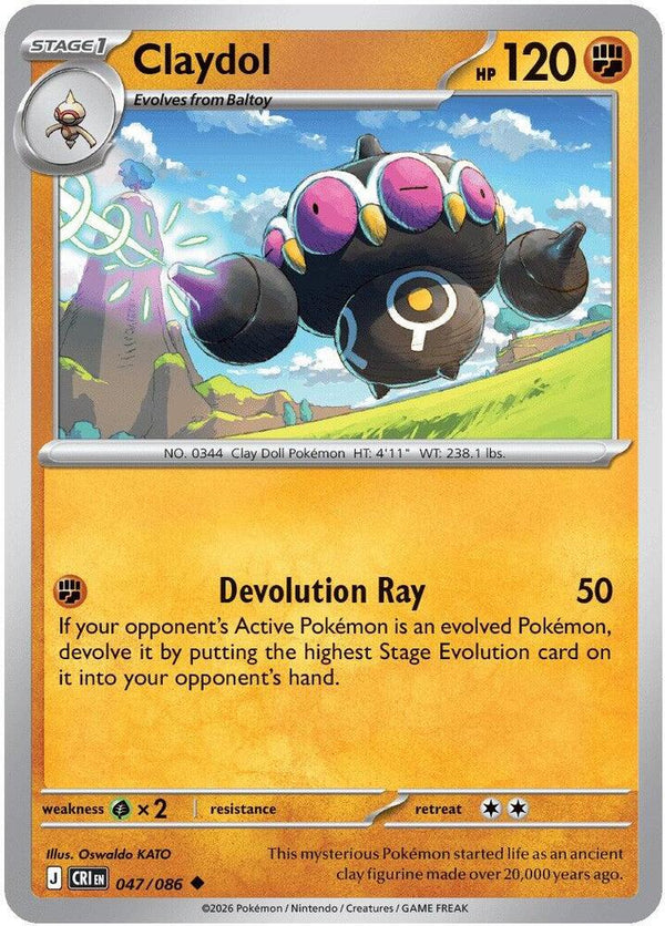 Claydol - 047/086 - Uncommon