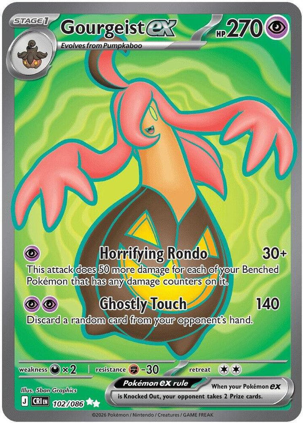 Gourgeist ex - 102/086 - Ultra Rare