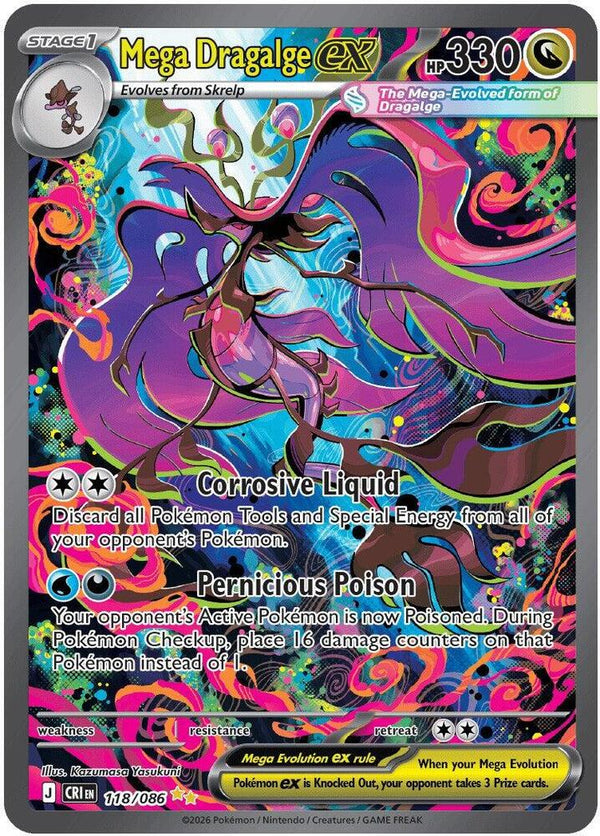 Mega Dragalge ex - 118/086 - Special Illustration Rare