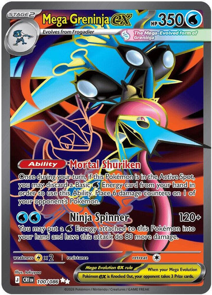 401 Games Canada - Mega Greninja ex - 100/086 - Ultra Rare