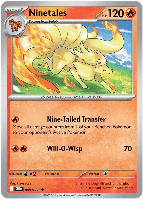 Ninetales - 009/086 - Uncommon