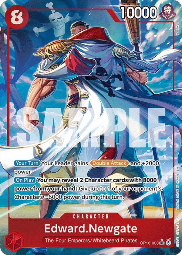 Edward.Newgate (Alternate Art) - OP16-003 - Super Rare (Pre-Order)