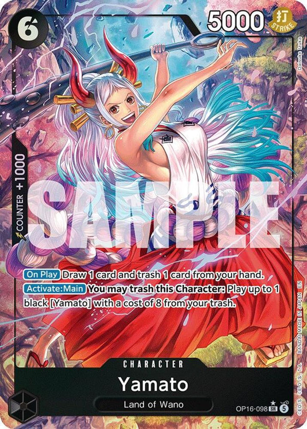 Yamato (098) (Alternate Art) - OP16-098 - Super Rare (Pre-Order)