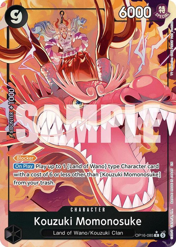 Kouzuki Momonosuke (085) (Alternate Art) - OP16-085 - Rare (Pre-Order)