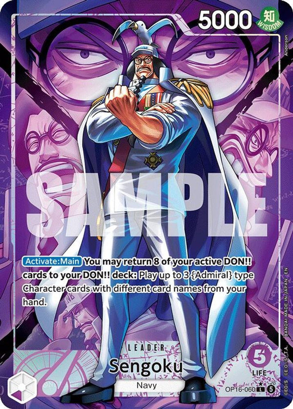 Sengoku (060) (Alternate Art) - OP16-060 - Leader (Pre-Order)