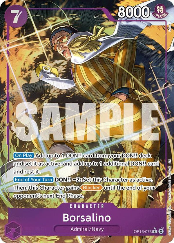 Borsalino (Alternate Art) - OP16-073 - Rare (Pre-Order)