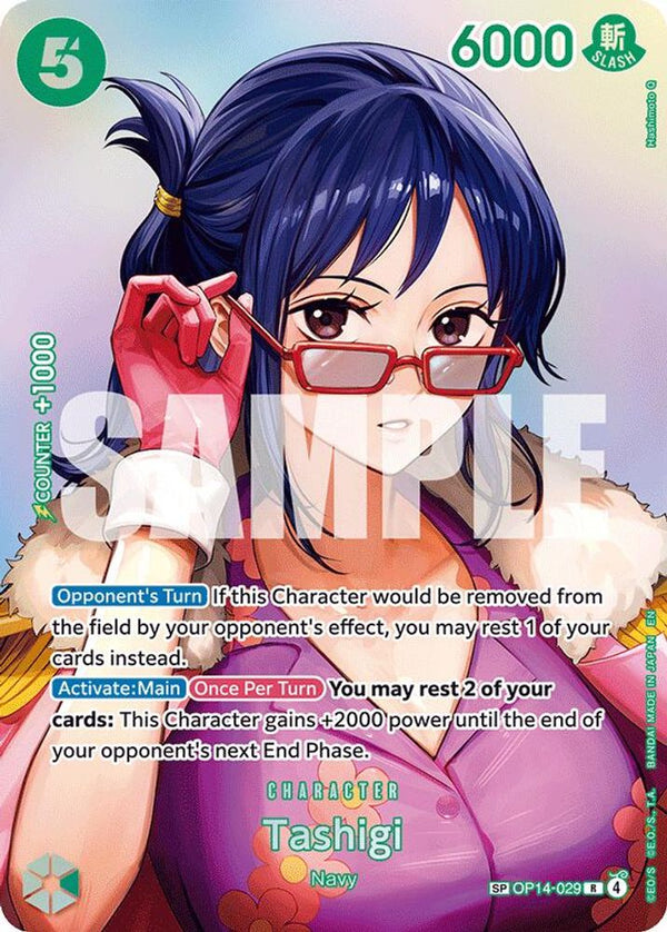 Tashigi (Special) - OP14-029 - Rare (Pre-Order)