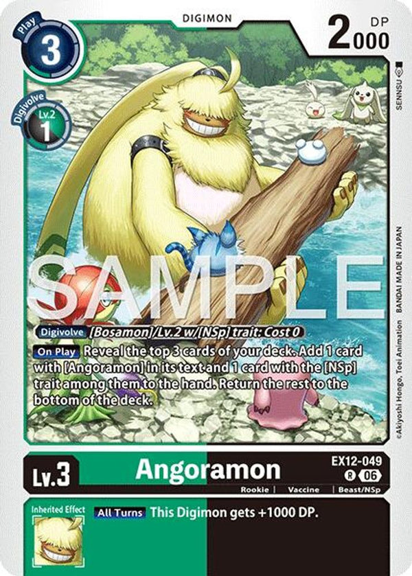 Angoramon - EX12-049 - Rare