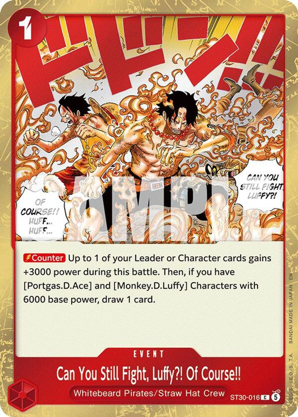 Can You Still Fight, Luffy?! Of Course!! - ST30-016 - Common