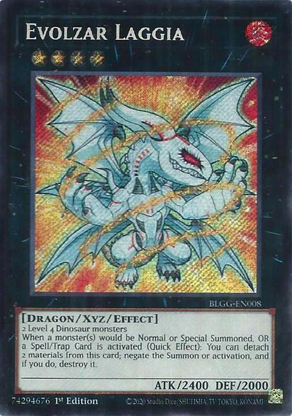 Evolzar Laggia - BLGG-EN008 - Secret Rare - 1st Edition