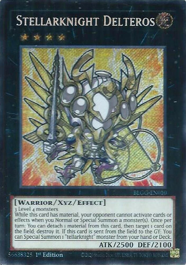 Stellarknight Delteros - BLGG-EN010 - Secret Rare - 1st Edition