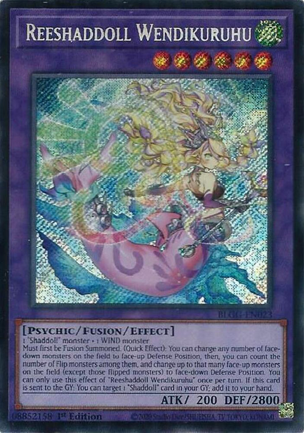 Reeshaddoll Wendikuruhu - BLGG-EN023 - Secret Rare - 1st Edition