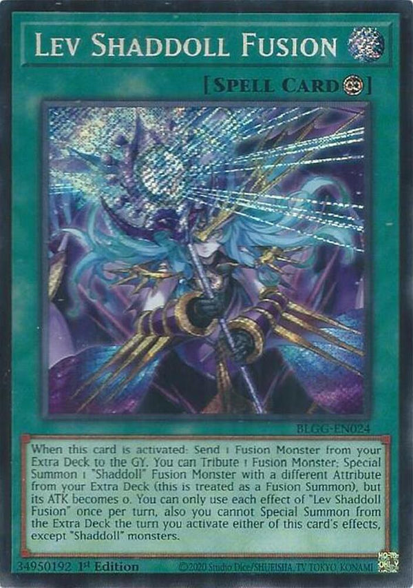 Lev Shaddoll Fusion - BLGG-EN024 - Secret Rare - 1st Edition