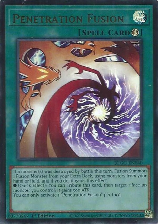 Penetration Fusion - BLGG-EN040 - Ultra Rare - 1st Edition