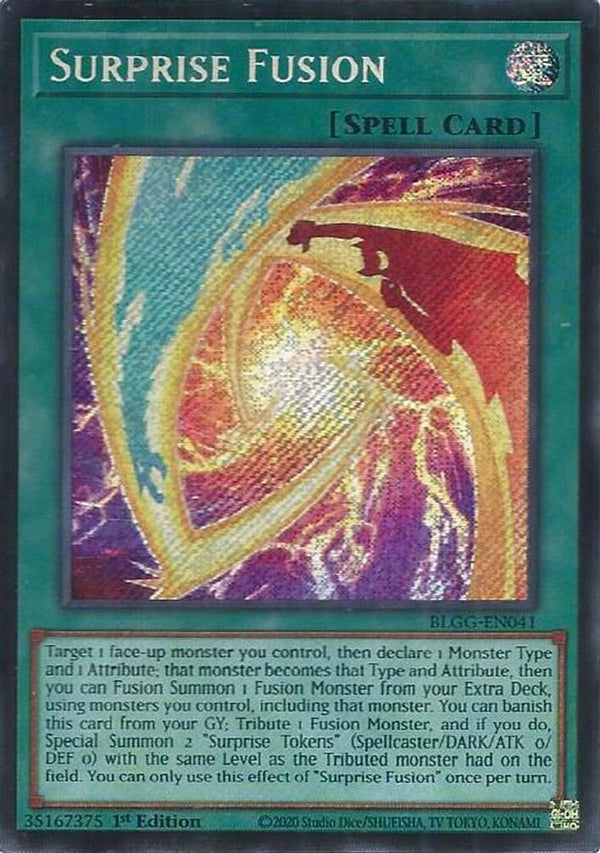 Surprise Fusion - BLGG-EN041 - Secret Rare - 1st Edition