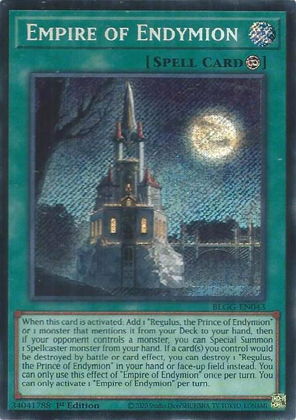 Empire of Endymion - BLGG-EN043 - Secret Rare - 1st Edition