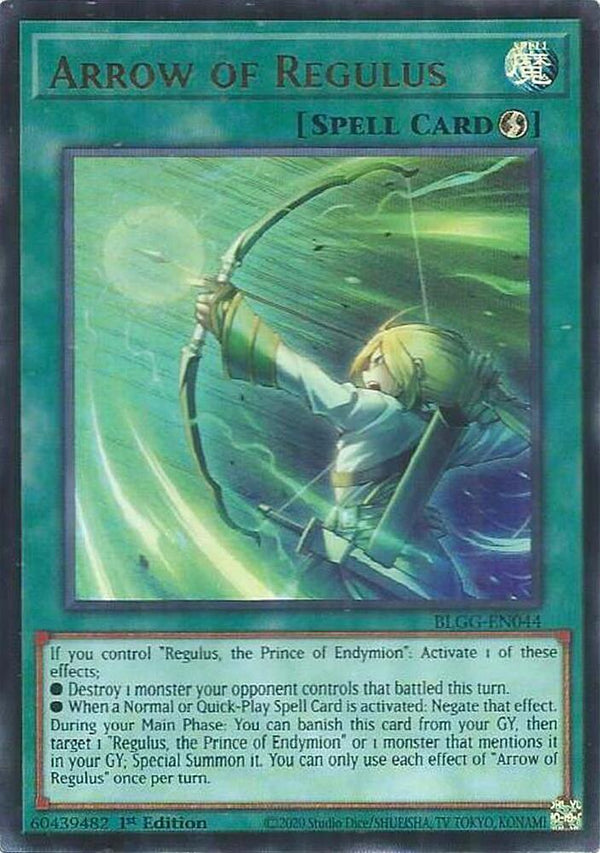 Arrow of Regulus - BLGG-EN044 - Ultra Rare - 1st Edition